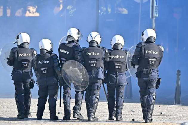 Student protest in Liege on 06 10 2026 LIEGE, BELGIUM - OCTOBER 06 : Students protest against the ministerial reform on September on October 6, 2026 in Liege, Belgium, 06 10 2026 ( Liege Belgium Copyright: xSesx