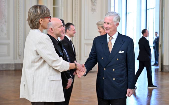 King Philippe and Queen Mathilde of Belgium receive athletes at Laeken Castle BRUSSELS, BELGIUM - OCTOBER 06: King Philippe and Queen Mathilde of Belgium receive Belgian athletes who have achieved significant sporting success over the past two years at the Royal Castle of Laeken in Brussels, Belgium, on October 06, 2026. The reception brings together athletes who won medals at European and world championships in Olympic and Paralympic disciplines, as well as athletes who delivered outstanding performances on the international stage. Dursun Aydemir Anadolu Brussels Belgium. Editorial use only. Please get in touch for any other usage.  Copyright: x2026xAnadoluxDursunxAydemirx