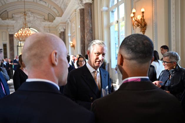 King Philippe and Queen Mathilde of Belgium receive athletes at Laeken Castle BRUSSELS, BELGIUM - OCTOBER 06: King Philippe of Belgium speaks with athletes during a reception honoring Belgian athletes who have achieved significant sporting success over the past two years at the Royal Castle of Laeken in Brussels, Belgium, on October 06, 2026. Dursun Aydemir Anadolu Brussels Belgium. Editorial use only. Please get in touch for any other usage.  Copyright: x2026xAnadoluxDursunxAydemirx