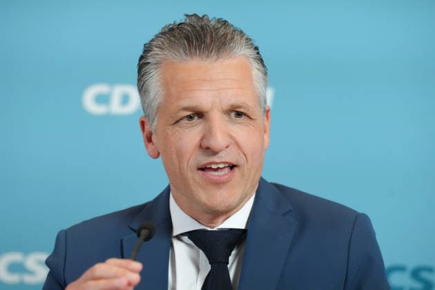 CDU and CSU Press Conference Ahead of the Parliamentary Group Meeting: A Portrait of Thorsten Frei (CDU) During a Press Statement Ahead of the CDU and CSU Parliamentary Group Meeting in the German Bundestag, Berlin, October 6, 2026, Berlin, Berlin, Germany