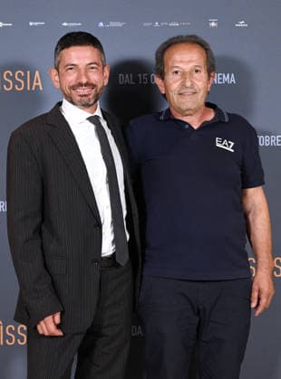 October 6, 2026, Rome, Rome, Italy: Beniamino Zuncheddu and lawyer Mauro Trogu, authors of the book I Am Innocent, during the photocall for the presentation of the film Zustissia, inspired by the true story of the longest miscarriage of justice in Italian history: 33 years of wrongful imprisonment. Rome, October 6, 2026 Rome Italy  - ZUMAa289 20261006_zia_a289_095 Copyright: xMariaxLauraxAntonellix xAgfx