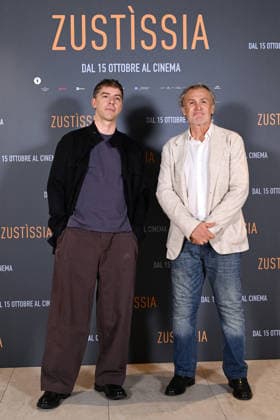 October 6, 2026, Rome, Rome, Italy: Michele Riondino and Fabrizio Ferracane during the photocall for the presentation of the film Zustissia, inspired by the true story of the longest miscarriage of justice in Italian history: 33 years of wrongful imprisonment. Rome, October 6, 2026 Rome Italy  - ZUMAa289 20261006_zia_a289_102 Copyright: xMariaxLauraxAntonellix xAgfx