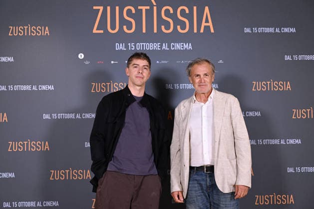 October 6, 2026, Rome, Rome, Italy: Michele Riondino and Fabrizio Ferracane during the photocall for the presentation of the film Zustissia, inspired by the true story of the longest miscarriage of justice in Italian history: 33 years of wrongful imprisonment. Rome, October 6, 2026 Rome Italy  - ZUMAa289 20261006_zia_a289_112 Copyright: xMariaxLauraxAntonellix xAgfx