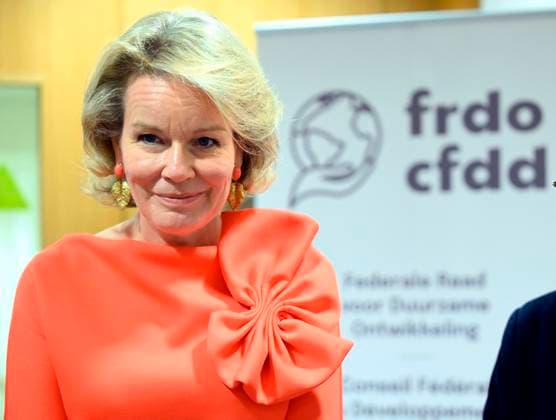 Queen Mathilde attends the conference « AI in balance » BRUSSELS, BELGIUM - OCTOBER 06 : Queen Mathilde is attending the closing ceremony of the conference AI in balance Artificial Intelligence, Society and Sustainable Development , organised by the Federal Council for Sustainable Development (CFDD). Following the conference, the Queen will speak with a group of young people about how they use AI in their work to promote sustainable development. This activity forms part of the Queen s role as Advocate for the United Nations Sustainable Development Goals and Honorary President of the CFDD on October 6, 2026 in Brussels, Belgium, 06 10 2026 Brussels Belgium Copyright: xDidierxLebrunx