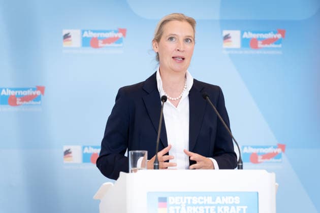AfD, Alice Weidel, Tino Chrupalla, Bundestag, Bundestag parliamentary group, AfD, press statement, chairwoman, national spokesperson, Alice Weidel, chairman, national spokesperson, Tino Chrupalla, Berlin, Berlin, GER