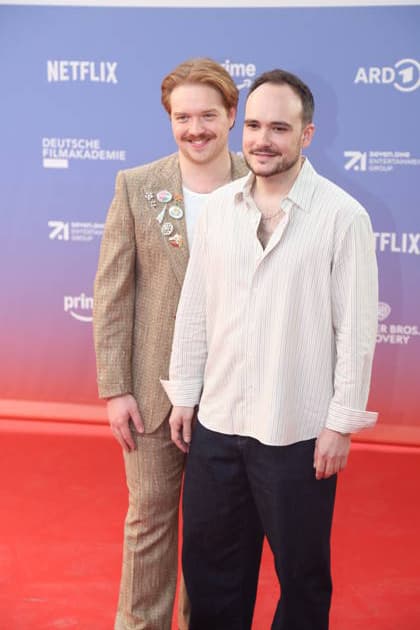Samuel N. Schwarz and Valentin Wanker at the 27th First Steps Awards ceremony in 2026 at the Theater des Westens in Berlin, October 5, 2026 Copyright: xAgenturxMatthiasxWehnertx xM.xGränzdörferx