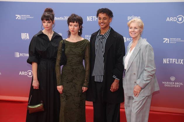Lorena Emmi Mayer, Georgia Rushton, Tommes Diallo, and Marika George at the 27th First Steps Awards ceremony in 2026 at the Theater des Westens in Berlin, October 5, 2026 Copyright: xAgenturxMatthiasxWehnertx xM.xGränzdörferx