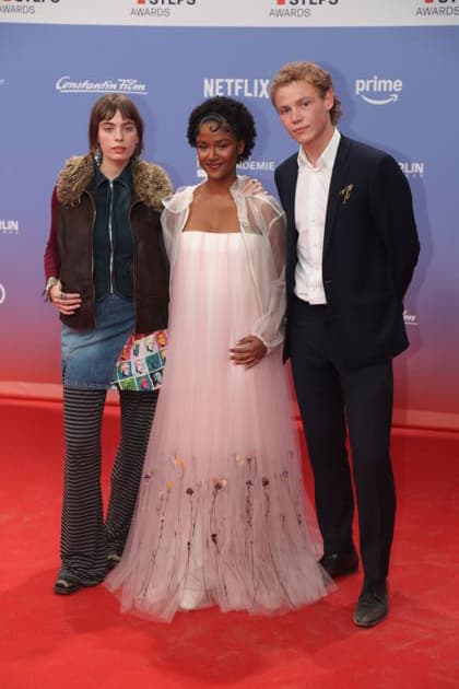 Greta Krämer, Mariama Jobe, and Jona Levin Nicolai at the 27th First Steps Awards ceremony in 2026 at the Theater des Westens in Berlin, October 5, 2026 Copyright: xAgenturxMatthiasxWehnertx xM.xGränzdörferx