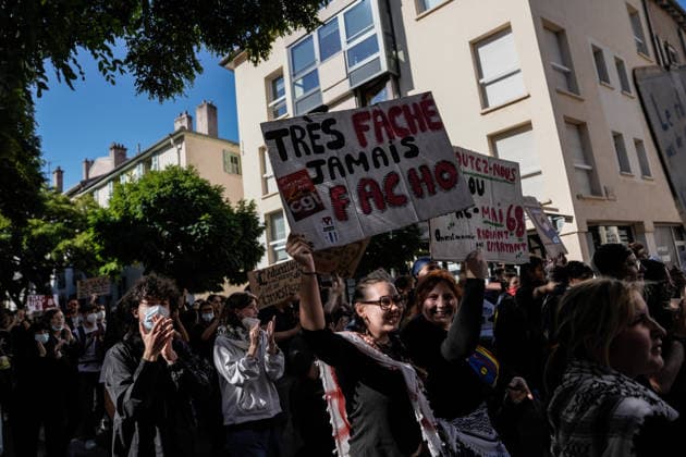 Protest against eduction conditions in France NANCY, FRANCE - OCTOBER 6: Students gather to stage a demonstration against police repression in Nancy, France on October 6, 2026. Demonstration is organized by student movement organizations, along with left-wing and far-left political groups, calling for a second round of mobilization. Student protests continued across France on Monday, with classes fully or partially suspended at between 400 and 500 high schools amid demonstrations over education conditions and a rise in related incidents, according to broadcaster BFMTV. Muhammed Said Tako Anadolu Nancy France. Editorial use only. Please get in touch for any other usage. Copyright: x2026xAnadoluxMuhammedxSaidxTakox