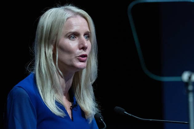 October 6, 2026, Birmingham, United Kingdom: Shadow Secretary of State for Culture, Media, and Sport Rebecca Paul MP speaks during a fringe panel. A fringe panel discussion on the Great British fashion, design industry, and creative sectors at the Conservative Party Conference in Birmingham. The debate focused on the style and textiles economy s contribution to national growth. Birmingham United Kingdom  - ZUMAs197 20261006_aaa_s197_125 Copyright: xGaryxRobertsx