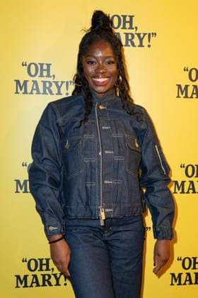 Clara Amfo attends Oh, Mary! Gala Performance at The Trafalgar Theatre in London, England. UK. Tuesday 6th October 2026. Copyright: xJamesxWarrenx OH, MARY! - GALA PERFORMANCE 18