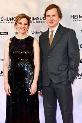 Martina Gedeck and Lars Eidinger at the premiere of the film *Heimsuchung* at Kino International in Berlin, October 6, 2026 Foto:xN.xKubelkax xFuturexImagex heimsuchung_6055