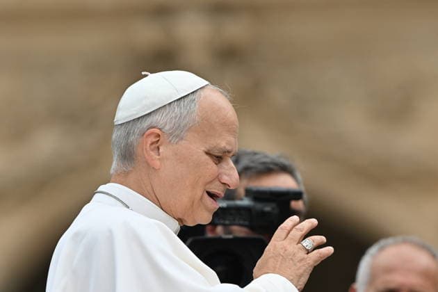 RECORD DATE NOT STATED Italy, Rome,Vatican 2026-10-07 : Pope Leo XIV during his weekly general audience in St Peter s Square Italy, Rome,Vatican 2026-10-07 : Pope Leo XIV during his weekly general audience in St Peter s Square Copyright alessia.giuliani CPP EDITORIAL USE ONLY - NO BOOKS Copyright: xAlessiaxGiuliani Catholicpressphotox