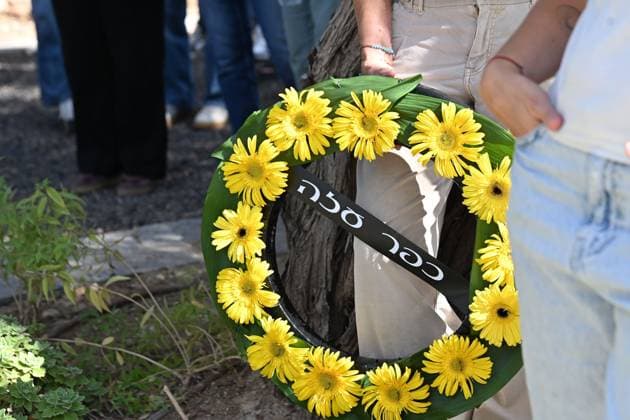 October 7, 2026, Kfar Aza, Israel: KFAR AZA, ISRAEL, OCTOBER 7, 2026: Residents and families gather for a memorial ceremony at Kibbutz Kfar Aza at 6:29 a.m., marking three years since the Hamas-led attack on southern Israel on October 7, 2023. Kfar Aza, a community near the Gaza border, was among the Israeli communities hardest hit during the assault. The ceremony began at the time the attack started three years earlier as communities across southern Israel held commemorations for the victims. Photo JNA Press. Kfar Aza Israel - ZUMAq101 20261007_zna_q101_020 Copyright: xPaulinaxPatimerx