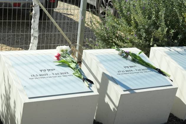 October 7, 2026, Kfar Aza, Israel: KFAR AZA, ISRAEL, OCTOBER 7, 2026: Residents and families gather for a memorial ceremony at Kibbutz Kfar Aza at 6:29 a.m., marking three years since the Hamas-led attack on southern Israel on October 7, 2023. Kfar Aza, a community near the Gaza border, was among the Israeli communities hardest hit during the assault. The ceremony began at the time the attack started three years earlier as communities across southern Israel held commemorations for the victims. Photo JNA Press. Kfar Aza Israel - ZUMAq101 20261007_zna_q101_039 Copyright: xPaulinaxPatimerx
