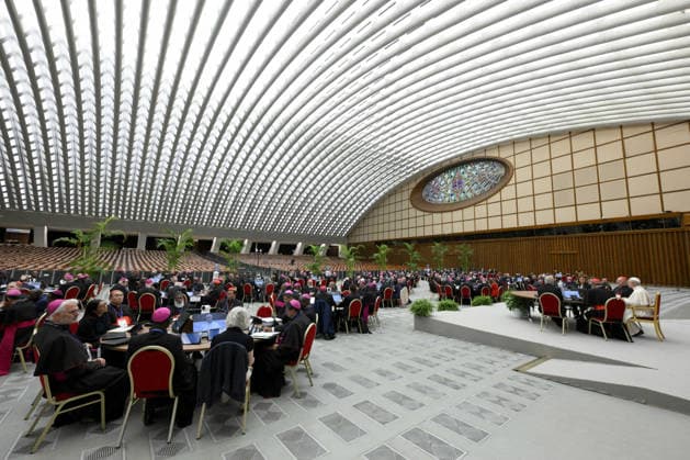 Pope Leo XIV Leads The Meeting ‘Ten years After Amoris laetitia’ - Vatican Pope Leo XIV attends the meeting ‘Ten years after Amoris laetitia’ at the Vatican on October 7, 2026. Pope Leo XIV convoked a meeting with the heads of the Eastern Churches and the Presidents of the Bishops Conferences on the occasion of the 10th anniversary of Amoris Laetitia. Pope Leo XIV encouraged Bishops from around the world to share what has emerged in their Churches over the ten years since the publication of Pope Francis’ Apostolic Exhortation on love in the family ‘Amoris laetitia’, and urged them to courageously confront the questions and difficulties that families face today. Photo by (EV) Simone Risoluti Vatican Medial ABACAPRESS.COM Rome  Copyright: xABACAx