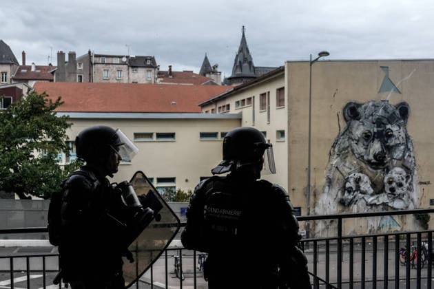 Protest against eduction conditions in Nancy NANCY, FRANCE - OCTOBER 7: A heavy police presence is deployed at the scene as students take to the streets to protest education conditions in Nancy, France, on October 7, 2026. Students are taking part in a nationwide high-school mobilization over school conditions and demands for greater education resources, while security units remain deployed around several locations in the city. Muhammed Said Tako Anadolu Nancy France. Editorial use only. Please get in touch for any other usage.  Copyright: x2026xAnadoluxMuhammedxSaidxTakox