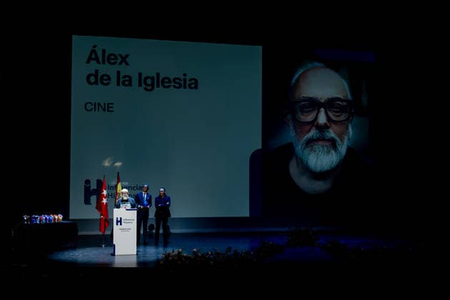 3rd Annual Hispanic Influence Awards Director Álex de la Iglesia speaks during the 3rd Annual Hispanic Influence Awards ceremony on October 7, 2026, in Madrid, Spain. The main objective of the Hispanic Influence Awards is to recognize excellence, talent, creativity, and leadership of individuals and institutions that strengthen the ties between the Spanish-speaking community and promote Hispanic values on a global scale. OCTOBER 7, 2026 HISPANIC INFLUENCE AWARDS SPANISH-SPEAKERS HISPANIC IDENTITY Madrid Madrid, Spain  Copyright: xRicardoxRubiox 7827298