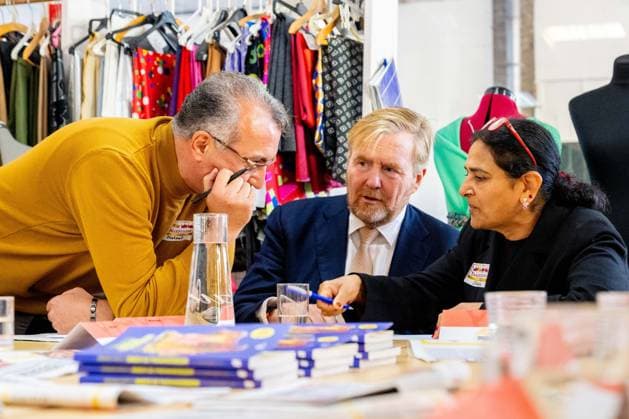 King visits neighborhood activities for and by residents. Den Bosch, The Netherlands. 07 Oct 2026 King Willem-Alexander during a working visit to Copernikkel, a cooperation of various residents initiatives. Copernickel is one of the social initiatives supported by the Oranje Fonds. Den Bosch The Netherlands  Copyright: xMischaxSchoemakerx