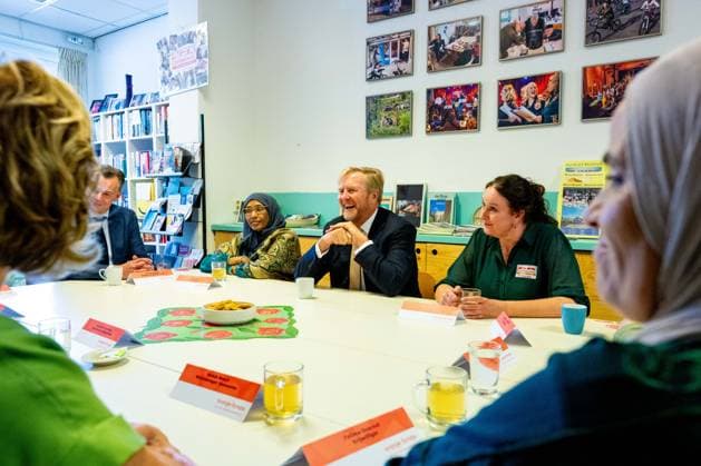 King visits neighborhood activities for and by residents. Den Bosch, The Netherlands. 07 Oct 2026 King Willem-Alexander during a working visit to Copernikkel, a cooperation of various residents initiatives. Copernickel is one of the social initiatives supported by the Oranje Fonds. Den Bosch The Netherlands  Copyright: xMischaxSchoemakerx