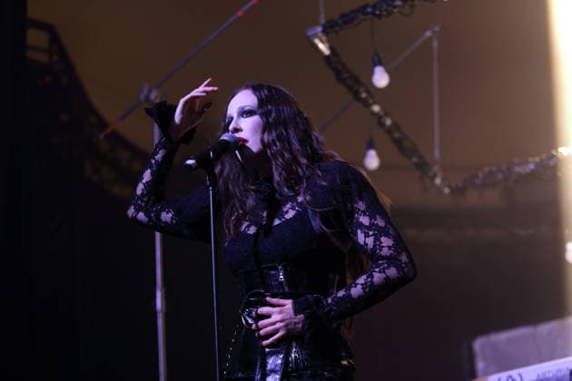 Alexandra Ashley Hughes, also known as Allie X, at a concert at the Metropol in Berlin, October 7, 2026 Allie X Concert Berlin