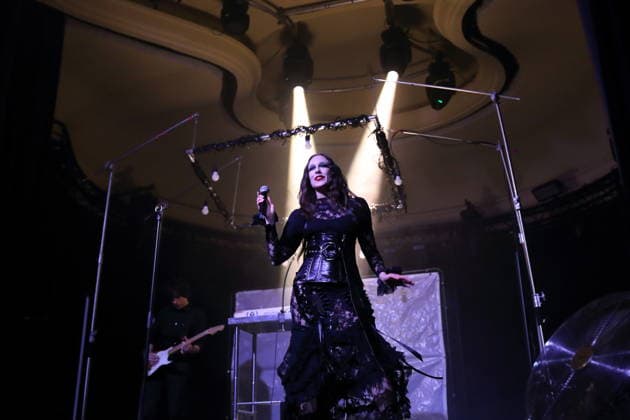 Alexandra Ashley Hughes, also known as Allie X, at a concert at the Metropol in Berlin, October 7, 2026 Allie X Concert Berlin