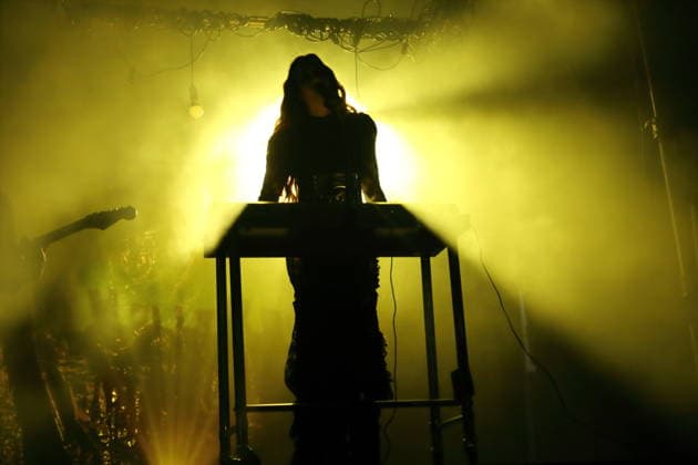 Alexandra Ashley Hughes, also known as Allie X, at a concert at the Metropol in Berlin, October 7, 2026 Allie X Concert Berlin