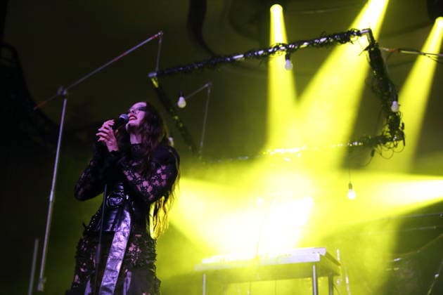 Alexandra Ashley Hughes, also known as Allie X, at a concert at the Metropol in Berlin, October 7, 2026 Allie X Concert Berlin