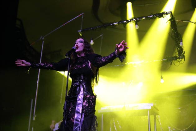Alexandra Ashley Hughes, also known as Allie X, at a concert at the Metropol in Berlin, October 7, 2026 Allie X Concert Berlin