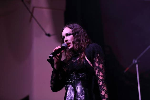 Alexandra Ashley Hughes, also known as Allie X, at a concert at the Metropol in Berlin, October 7, 2026 Allie X Concert Berlin