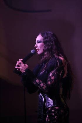 Alexandra Ashley Hughes, also known as Allie X, at a concert at the Metropol in Berlin, October 7, 2026 Allie X Concert Berlin