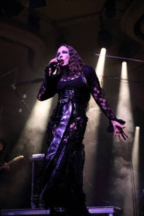 Alexandra Ashley Hughes, also known as Allie X, at a concert at the Metropol in Berlin, October 7, 2026 Allie X Concert Berlin