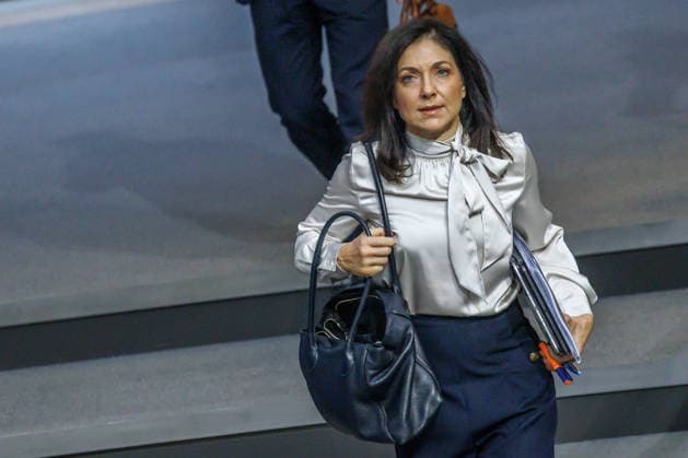 Bundestag: Katherina Reiche (CDU), Federal Minister for Economic Affairs and Energy, at the German Bundestag on October 8, 2026, in Berlin, Berlin, Berlin, Germany, Bundestag