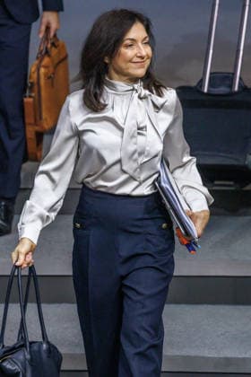 Bundestag: Katherina Reiche (CDU), Federal Minister for Economic Affairs and Energy, at the German Bundestag on October 8, 2026, in Berlin, Berlin, Berlin, Germany, Bundestag