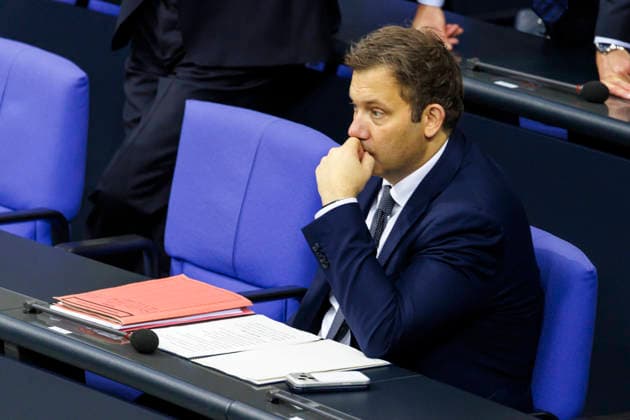 Lars Klingbeil, Federal Minister of Finance, speaks before the Bundestag on income tax reform. Berlin, October 8, 2026. Photographed on behalf of the Federal Ministry of Finance. Berlin, Germany Copyright: xThomasxImox