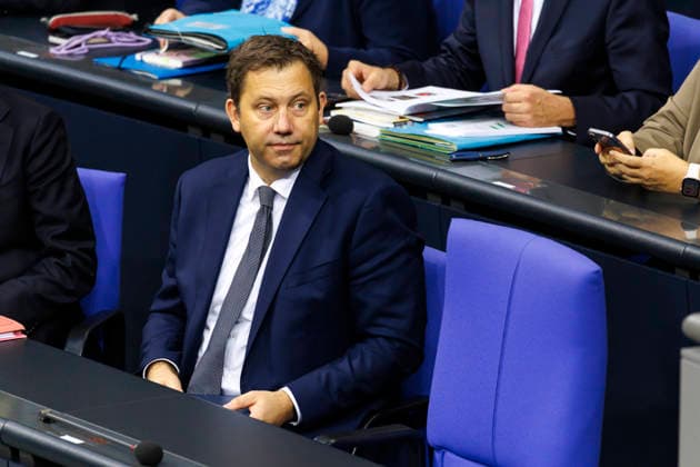 Lars Klingbeil, Federal Minister of Finance, speaks before the Bundestag on income tax reform. Berlin, October 8, 2026. Photographed on behalf of the Federal Ministry of Finance. Berlin, Germany Copyright: xThomasxImox