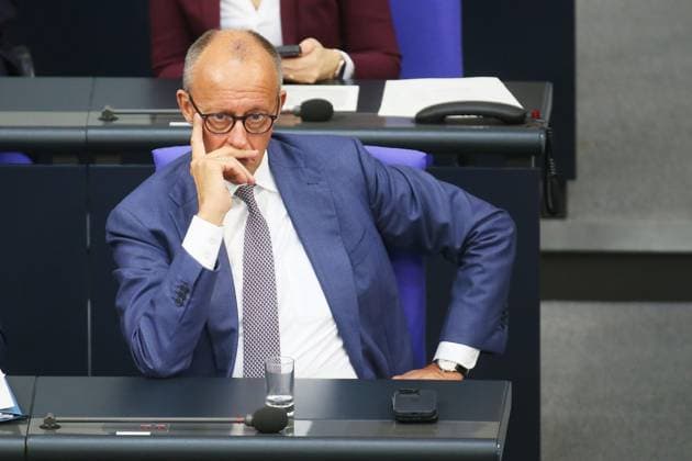 Berlin, Germany, October 8, 2026 German Bundestag 99th Session of the Bundestag Chancellor Friedrich Merz, CDU Copyright: xdtsxNachrichtenagenturx dts_137554