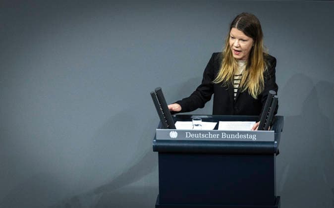 Doris Achelwilm at the Bundestag in Berlin, October 8, 2026, Berlin, Germany Copyright: xYonaxElsnerx