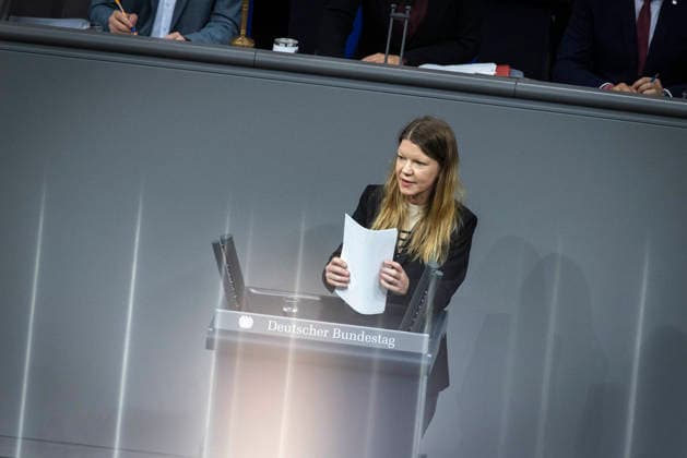 Doris Achelwilm at the Bundestag in Berlin, October 8, 2026, Berlin, Germany Copyright: xYonaxElsnerx