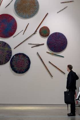 Exhibition Au dela by Sheila Hicks PHOTOPQR VOIX DU NORD FLORENT MOREAU October 8, 2026 LILLE October 8, 2026 The exhibition Au dela by artist Sheila Hicks, is on view at the Palais des Beaux-Arts PHOTO FLORENT MOREAU LA VOIX DU NORD LILLE, FRANCE, OCTOBER 8, 2026 Sheila Hicks – Beyond exhibition at the Palais des Beaux Arts in Lille The internationally renowned American artist presents a new installation in the museum’s atrium, exploring textile fiber through monumental works created especially for the space HAUTS-DE-FRANCE France  Copyright: xPHOTOPQR VOIXxDUxNORD MAXPPPxFLORENTxMOREAUx 20261008VDN9609 20261008VDN9609