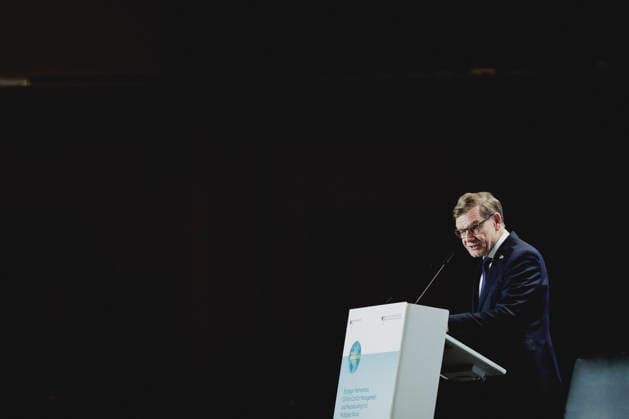 Johann Wadephul, CDU, Federal Minister of Foreign Affairs, photographed during the Berlin Peace Dialogue in Berlin on October 8, 2026. Photographed on behalf of the Federal Foreign Office, Berlin, Germany Copyright: xFlorianxGaertnerx