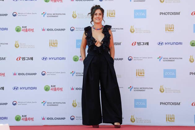red carpet at Seoul Drama Awards in South Korea Producer Amaya Izquierdo Lorenzo poses for photos on the red carpet during the 21st Seoul International Drama Awards in Seoul, South Korea, on October 08, 2026. Seoul South Korea  Copyright: xMatrixxImages JungxUi-Chelx