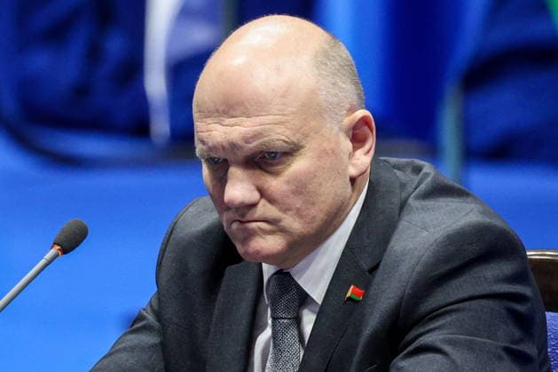 BELARUS, MINSK - OCTOBER 8, 2026: Chairman of the State Security Committee of Belarus Ivan Tertel attends a meeting before the final phase of the Eurasia-Antiterror 2026 counter-terrorism exercise by relevant agencies of the CIS and SCO member states. The drill is held as part of the 2026 CIS and SCO Counter-Terrorism Forum Minsk Belarus  - ZUMAt113 20261008_zaa_t113_358 Copyright: xMaximxMalinovskyx
