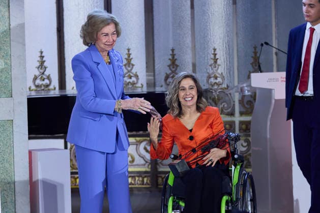 October 8, 2026, Madrid, Madrid, Spain: QUEEN SOFIA and Ã‚ MARoÂA DE MAR COGOLLOS attend Mapfre Foundation Social awards Madrid Spain - ZUMAc260 20261008_zep_c260_015 Copyright: xMikexChicorrox