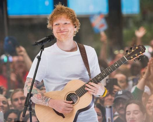 Ed Sheeran has announced a break from music, archive photos
