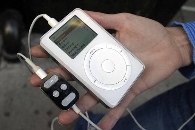 Apple unveils the iPod; 25th anniversary on 23 October