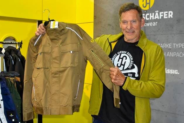 Ralf Möller at the A + A exhibition in Düsseldorf