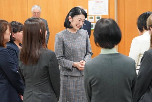 Japan, Princess Kiko visits health centre in Tokyo