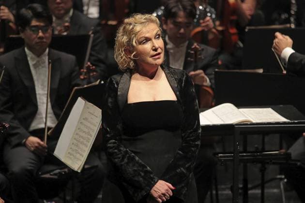 Symphony concert of the Neue Philharmonie Westfalen with Anne Schwanewilms in Gelsenkirchen