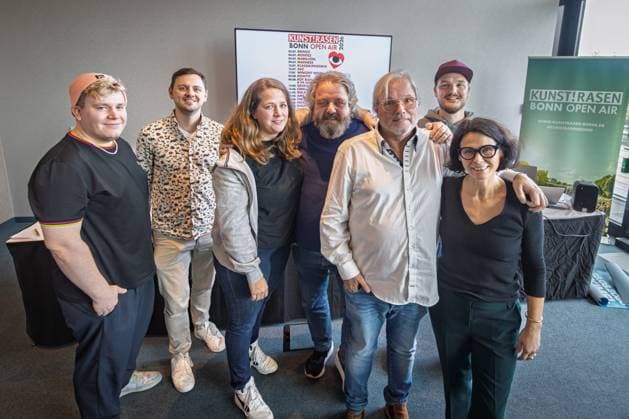 Bonn, presentation of the programme for the 2026 Kunst!Rasen Open Air season